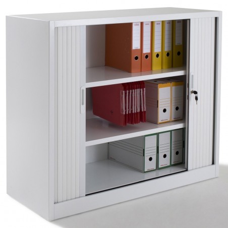 Armoire à  rideaux- monobloc - H135xL120xP46cm