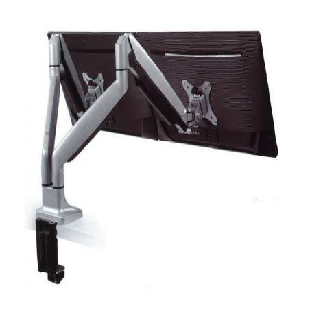 Support bras-écran et organiseur ergonomique Ergostation - L. 125 x P. 40  cm - Blanc - Accessoires de Tablefavorable à acheter dans notre magasin